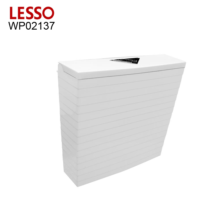 LESSO WP02137 siphon jet flushing bathroom accessory plastic toilet cistern plastic toilet flush tank