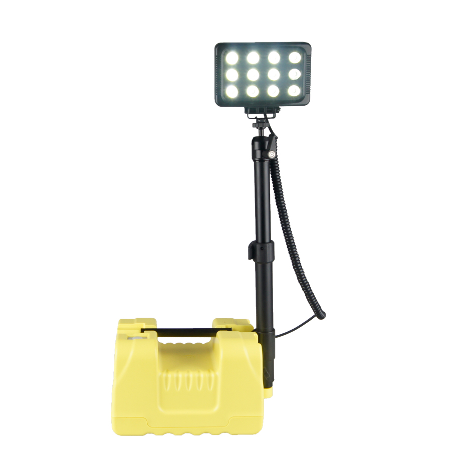 36w area lighting military flashlight, rechargeable spotlight portable