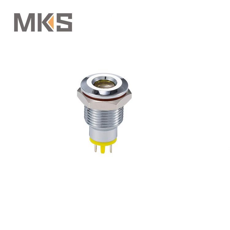 stainless steel push button on/off switch led 5pin metal pushbutton switches