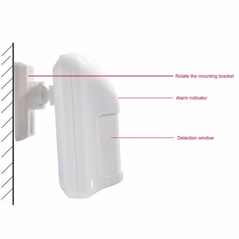 long range microwave led ir infrared motion sensor