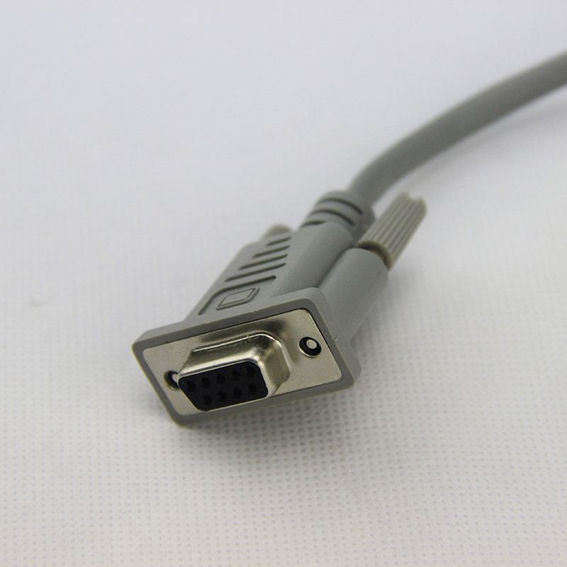 Factory Price Gray Locked RJ50 to DB9 Scanner Cable