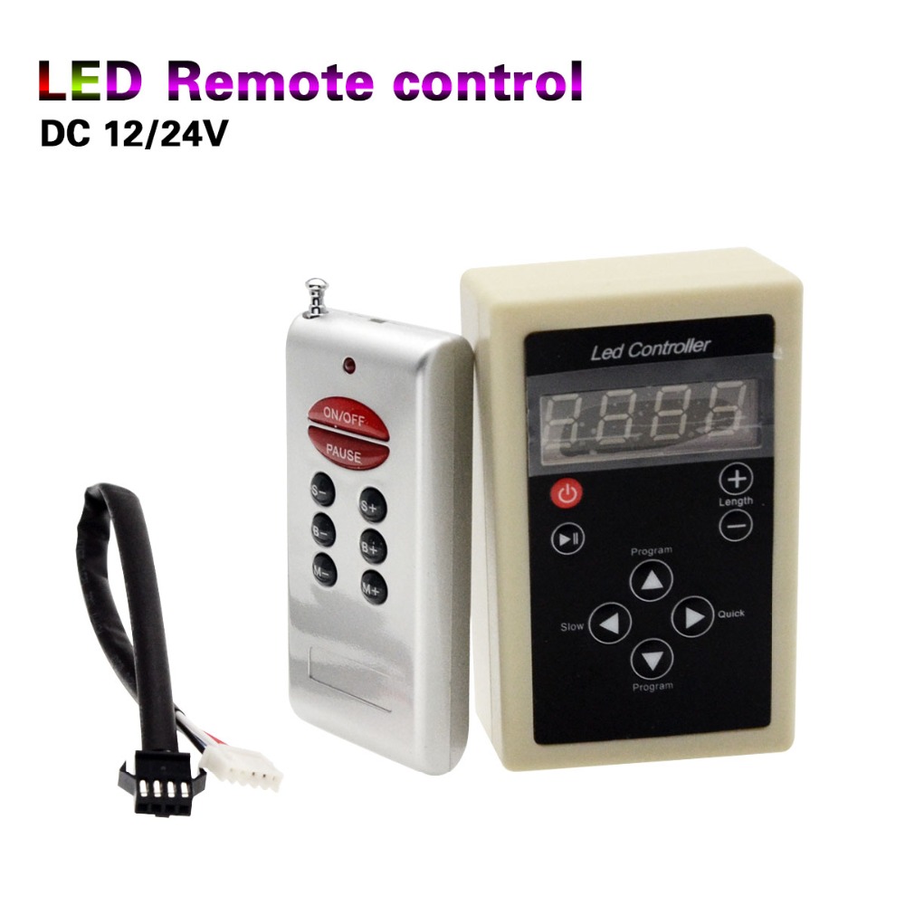 100m 150LED IP67 Waterproof 6803 IC SMD 5050 RGB Dream Magic Color LED Strip 133 Program RF Controller