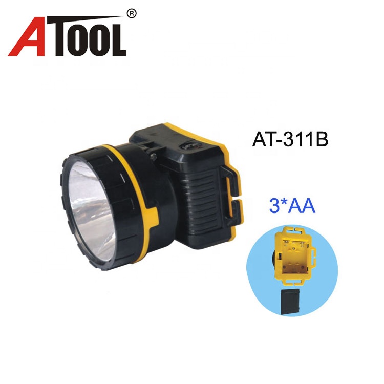 Factory direct new lithium battery 5W rechargeable ABS plastic led headlamp