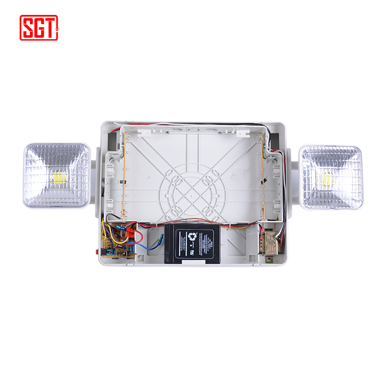 High power red exit sign combo SMD big size led emergency light for hospital