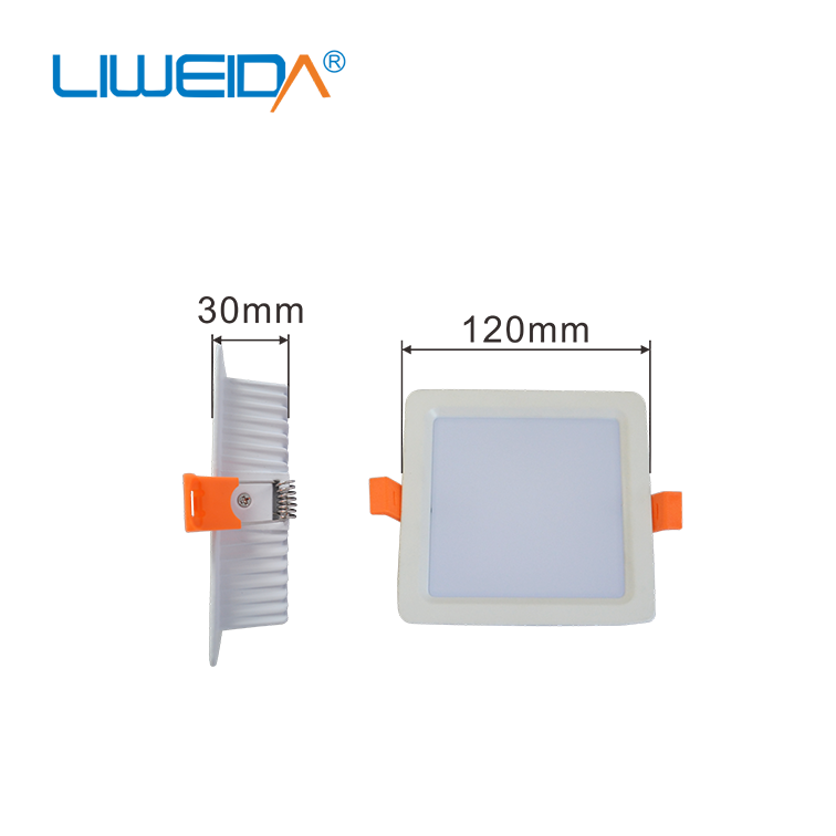 Commercial Downlighting 7w 12w 24w Small Slim Round and Square LED Ceiling Light for Indoor