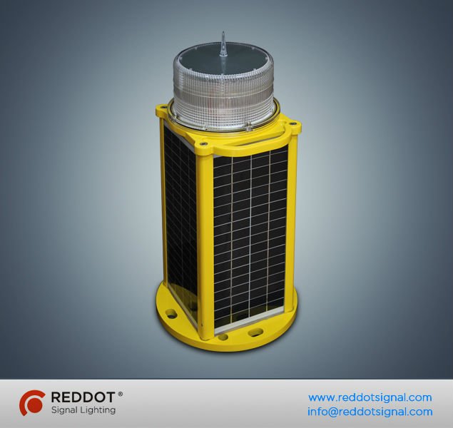 4-5nm self-contained solar powered marine lantern/buoy light