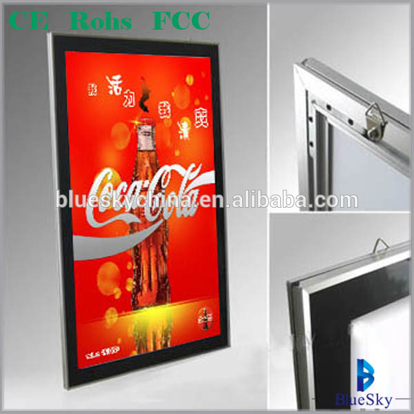 Factory! magnetic frame acrylic slim led light box display for menu