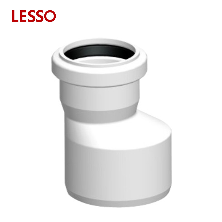 LESSO DIN Standard PVC - U Drainage Fittings Eccentric Reducer pvc pipe fitting eccentric reducer