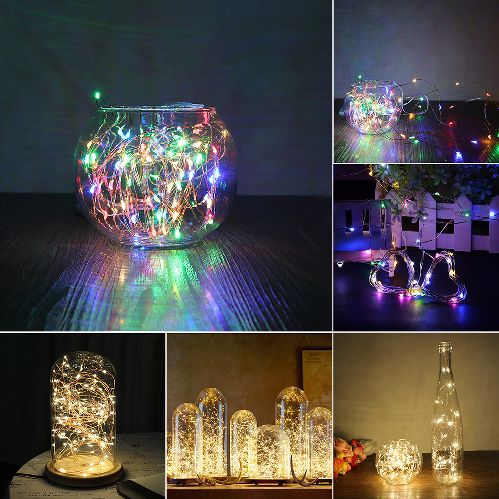 100m copper wire led Christmas fairy twinkling decorative outdoor LED string lights