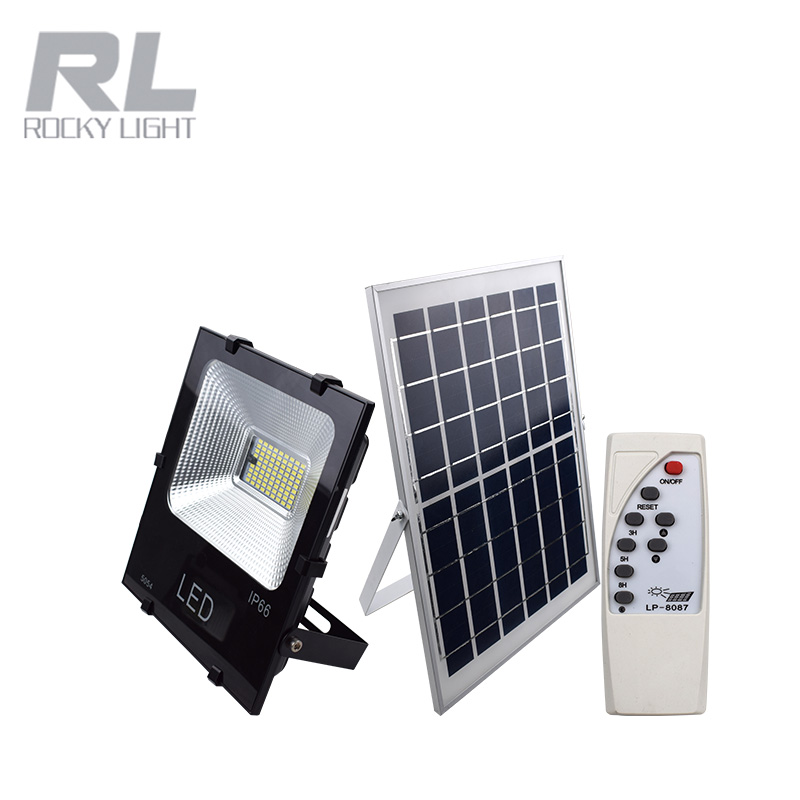 Solar floodlight