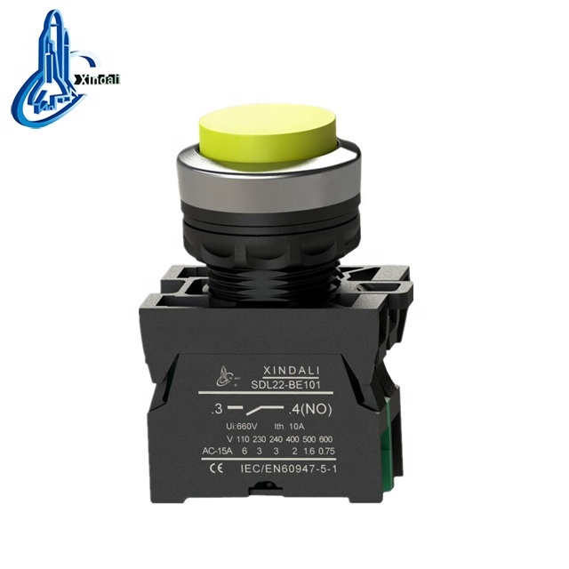 xindali industries CE ROHS on off  water proof IP68 Push Button Switch SDL22-CL51