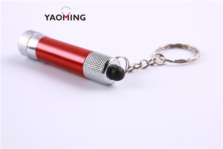 christmas mini gift keyring led torch 3 led flashlight