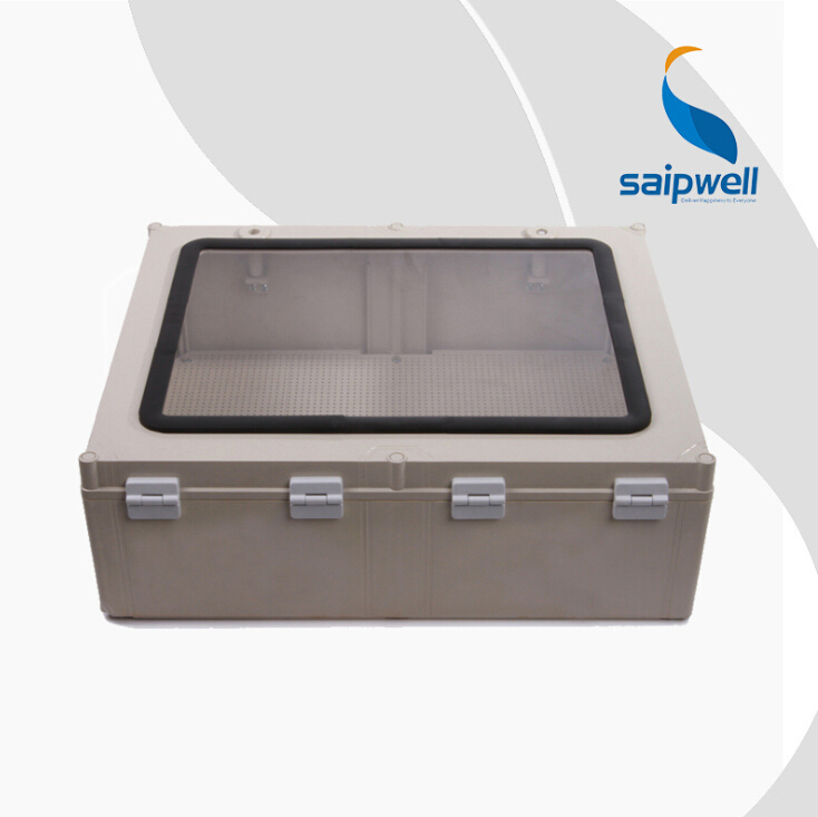 SAIP/SAIPWELL High Quality 500*400*190mm Transparent Customized Plastic Enclosure Electronic