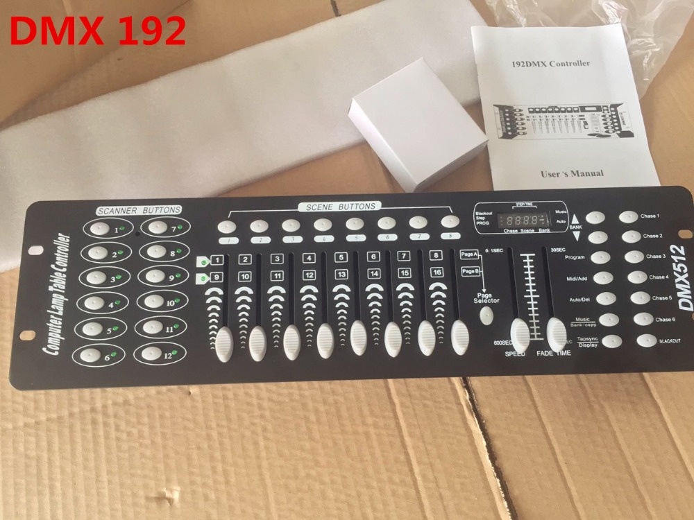 International Standard 192 DMX console lighting controller for DMX192 Moving Head Led Par Stage Lights DJ 512 Dmx
