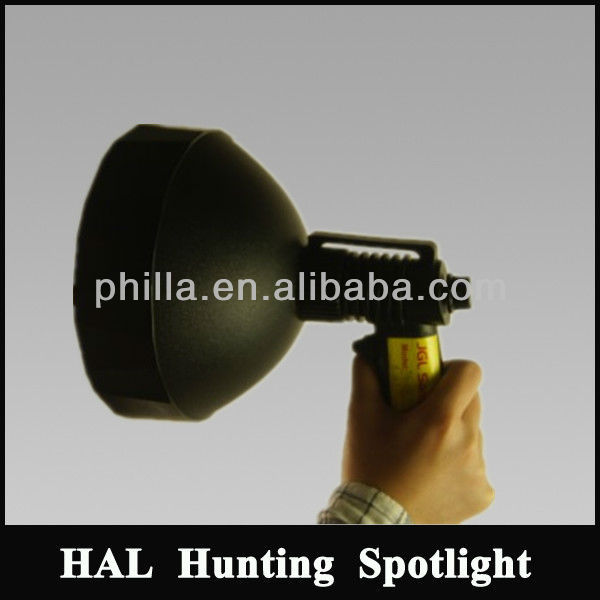 guangzhou 150/175/240/300mm Halogen Handheld Hunting Spotlight,100w rechargeable search product,hunting equipment