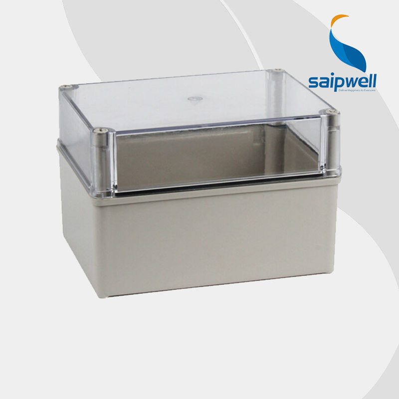 SAIP/SAIPWELL Plastic Box 150*200*130mm Transparent cover Electrical ABS Injection Plastic Box