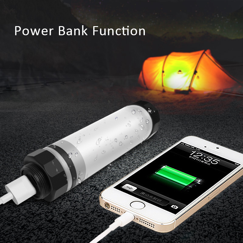 UYLED Q7M White Red SOS Mode Emergency Survival Kit Outdoor Waterproof IP68 Rechargeable LED Camping Lamp