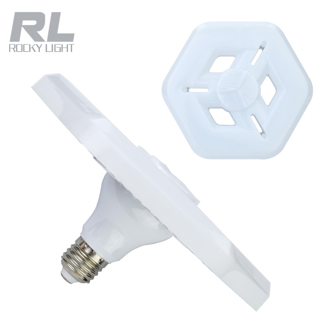 90lm/w LED Plastic UFO bulb lamp indoor snowflake E27 LED UFO lamp snowflake light