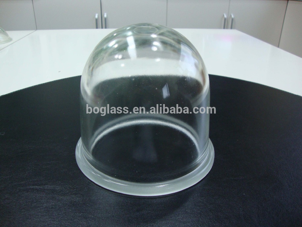 clear moulded explosion proof borosilicate well glass dome lighting cover