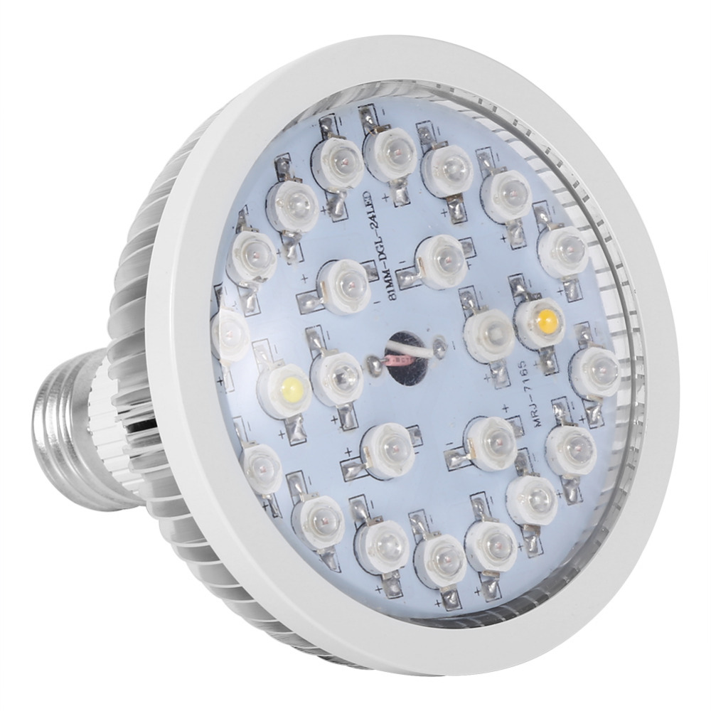24w LED Plant Grow Light 220V/110V E27 Led Grow Lamps For Plants Horticulture Hydroponics And Aquarium