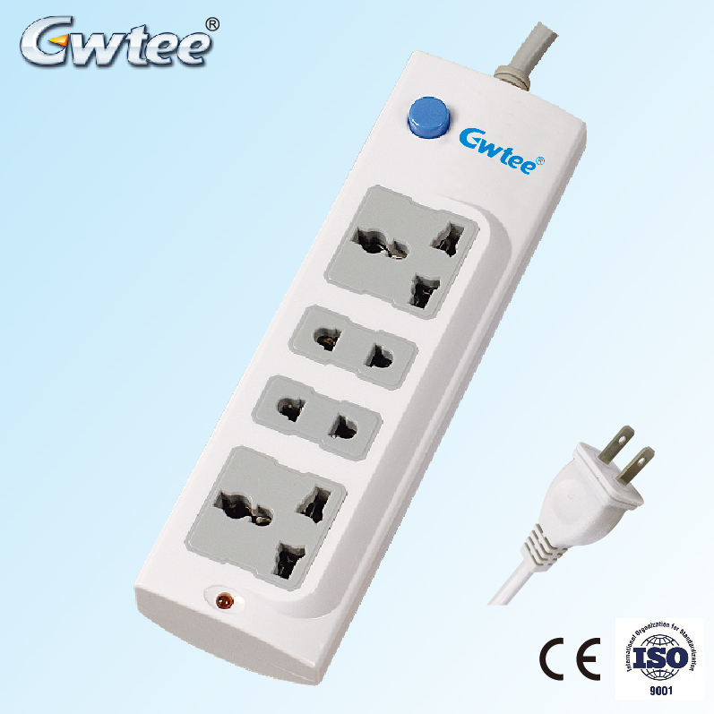 2016 New Style wholesale cheap GT-N65 flat extension socket