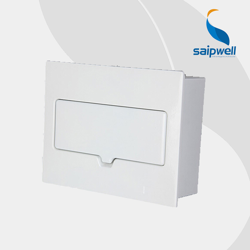 SAIP/SAIPWELL 390*750*85mm 48 way New Design Household Modular Terminal Electrical Waterproof MCB Steel Sheet Distribution Box