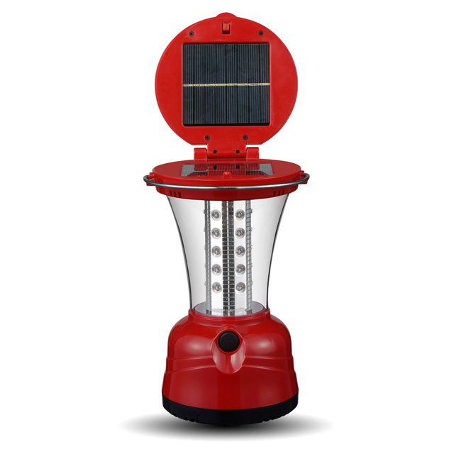 solar led portable rechargeable power bank camping lantern