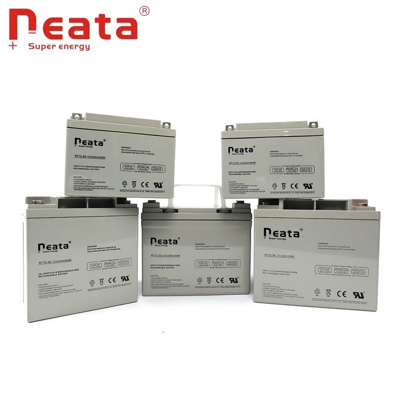 China manufacturers solar power system battery 12v 24ah