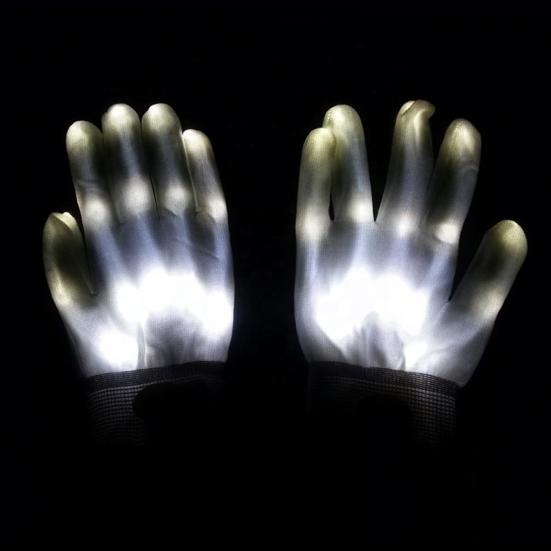 Factory supply led light gloves for event party