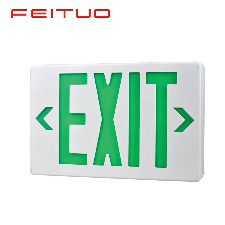 Innovative easy installation exit sign with arrow