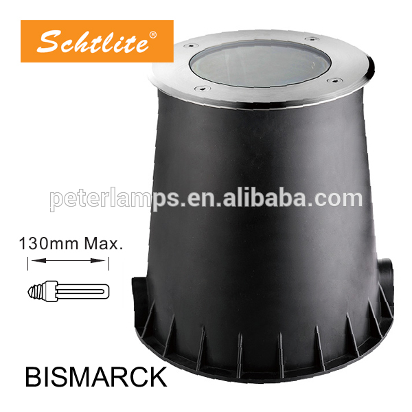 BISMARCK CE round stainless steel wall light underground light