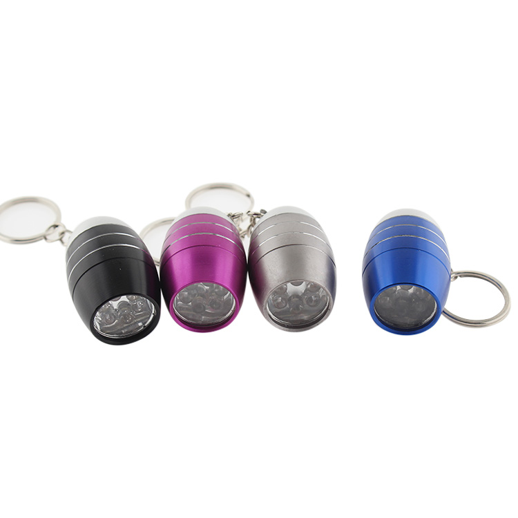 Aluminum Alloy Mini LED promotional gift 5 LED Torch Flashlight Led Keychain