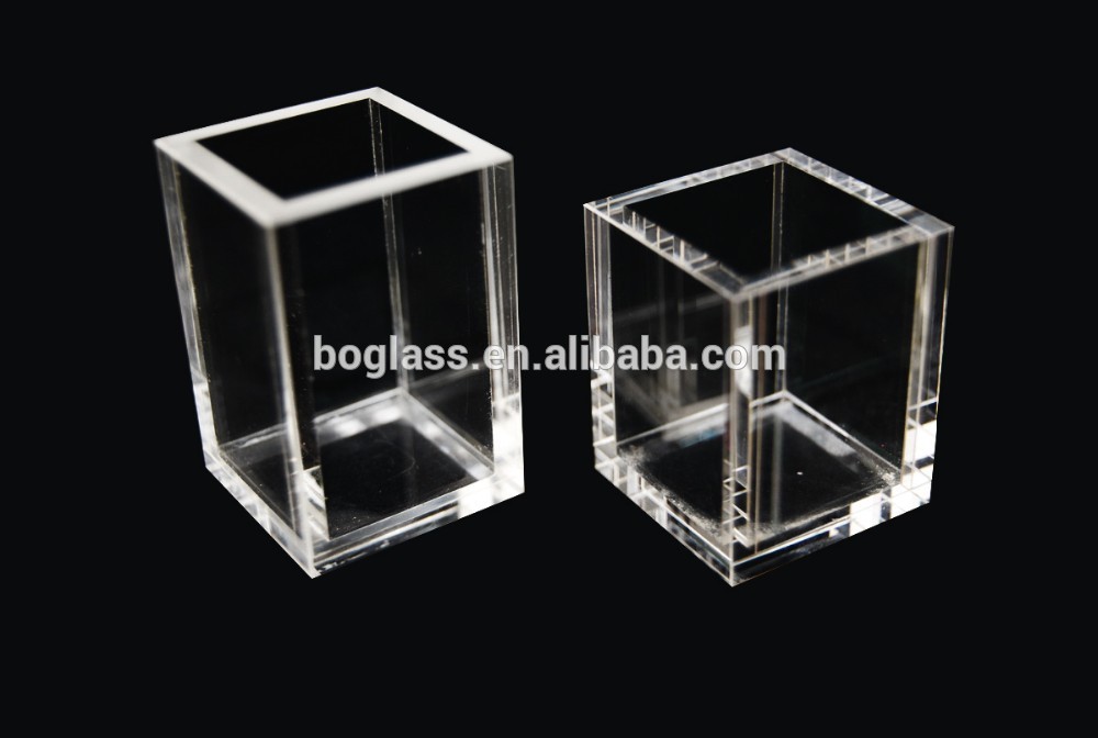 high quality crystal glass box for lighting