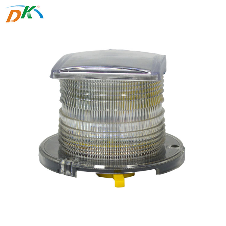 DK led solar power navigation light  solar led marine strobe warning light
