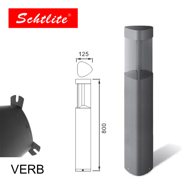 VERB European led pathway bollard light