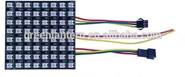 high quality digital rgb square led matrix ws2812b 8*8 pixels Full Color LED Pixel Screen ws2812b 8*8