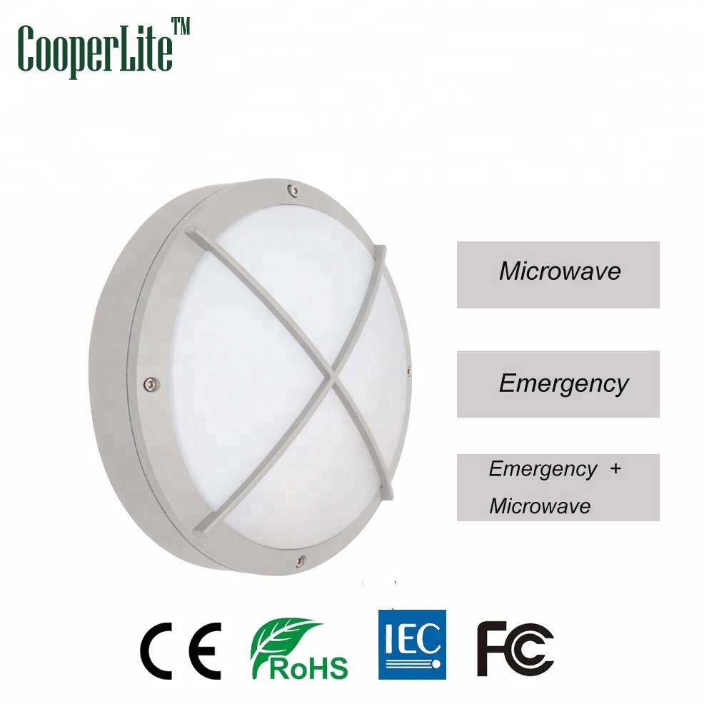 CooperLite Diameter 275mm Plain Eyelid Cross Grill Outdoor 20W ip65 led bulkhead light