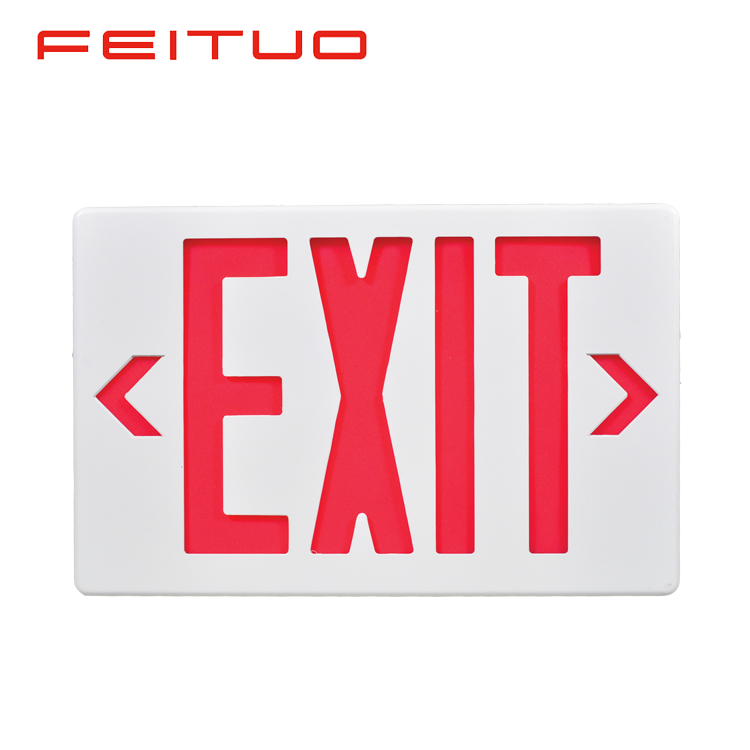 High quality widely used battery only powered exit signs