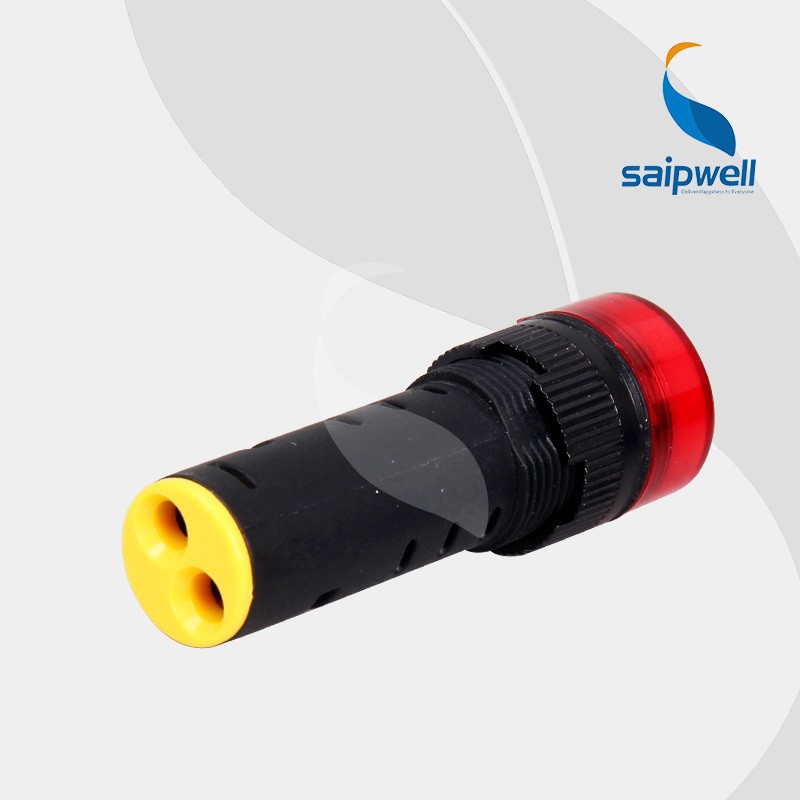 SAIP/SAIPWELL IP65 CE Approved Factory Price Electrical Warning 24V LED Indicator Light