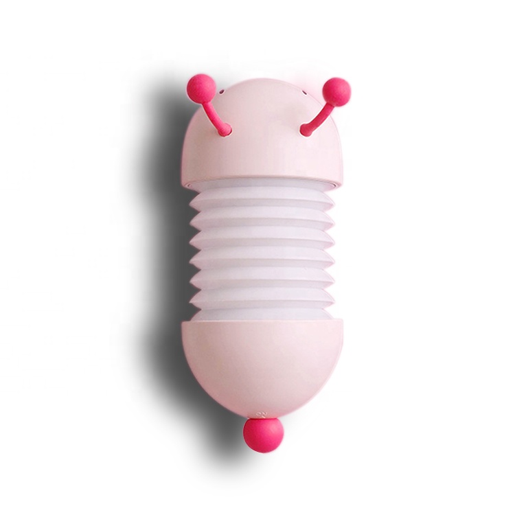 Caterpillar toys led silicone night light for kids