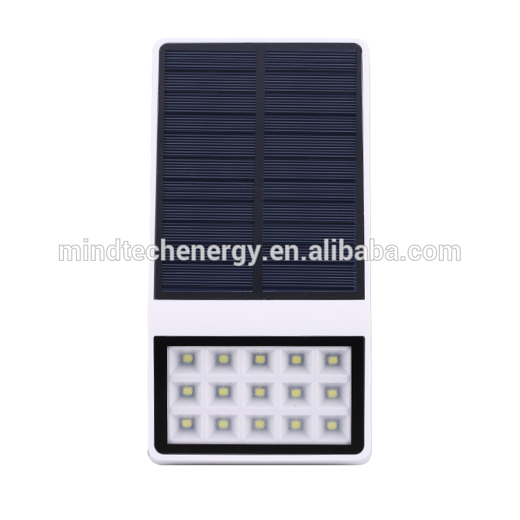 15led solar powered pir motion sensor wall light