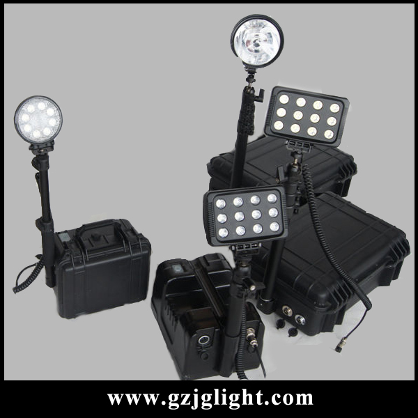 battery operated spotlight rechargeable portable floodlight waterproof IP67 mobile led work light