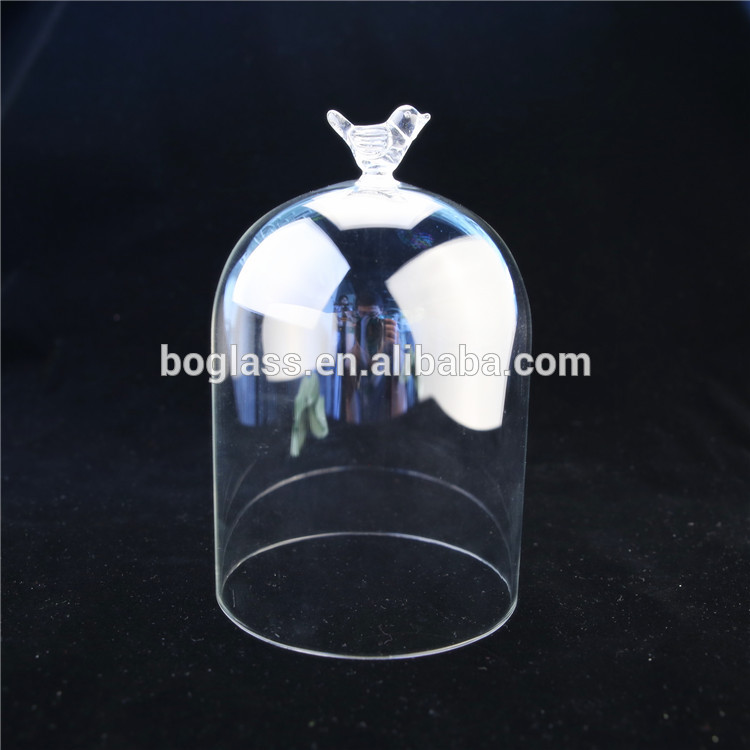 Round Glass Dome, Glass Bell Jar, Glass Dome Cover