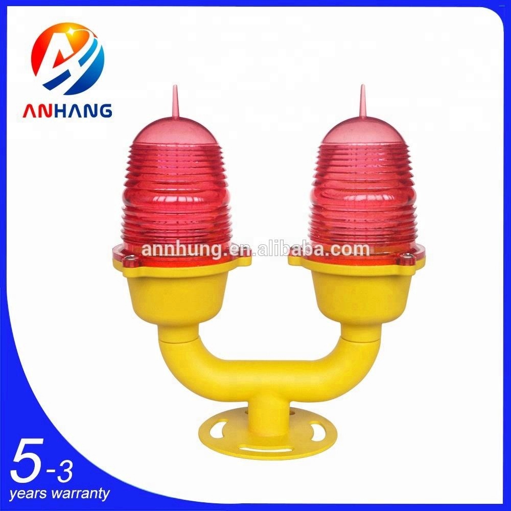 Low-intensity Double Aviation Obstruction Light/Twin aviation light/Tower warning light