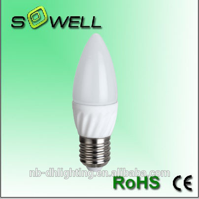 Hot sales dimmable 5W LED lamp cup, 220-240V 5W 2835SMD 12PCS E14/E27 LED lamps, 3000K Plastic+AL 30000H LED lights