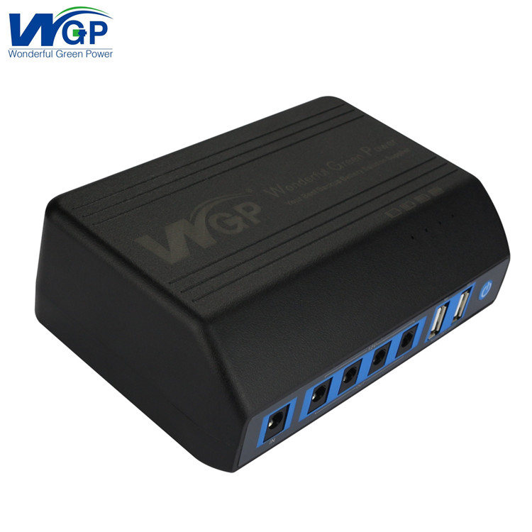 Multi output 12V dc output portable power bank 12v for router and modem