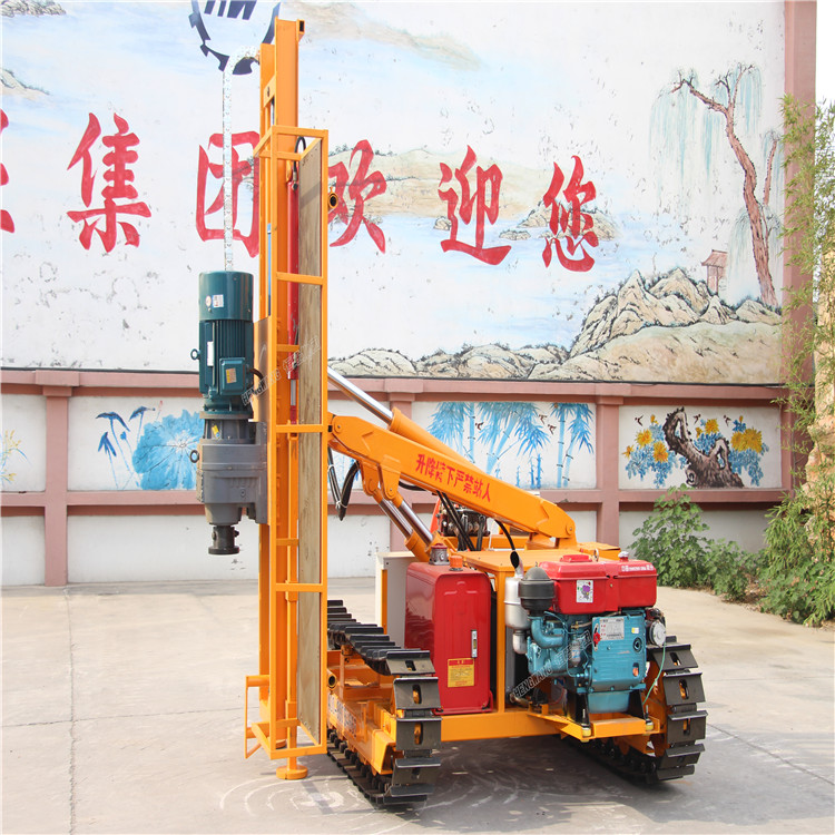 Track-type anchor drilling rig for foundation pit support Tracked rock drill spot Engineering support rock drill