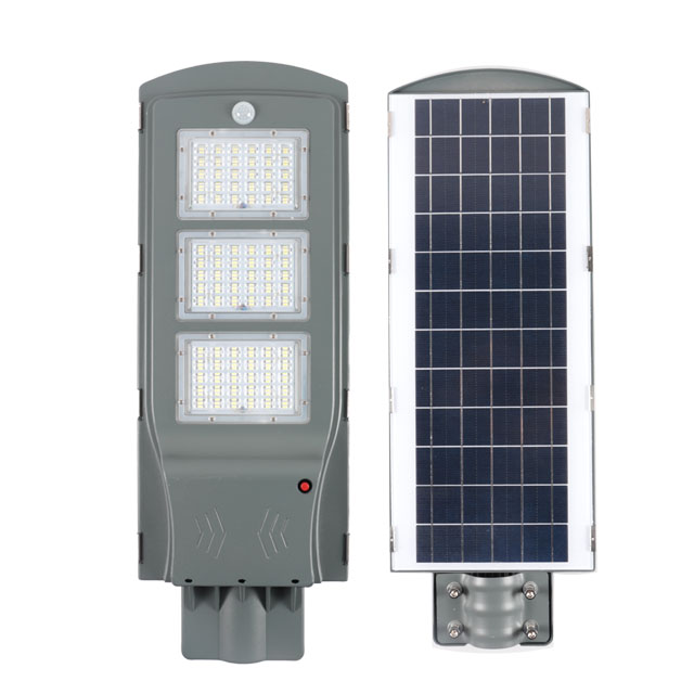 IP65 Aluminum alloy shell Polycrystalline solar panel with LiFePO Battery 20W 40W 60W  led solar street light