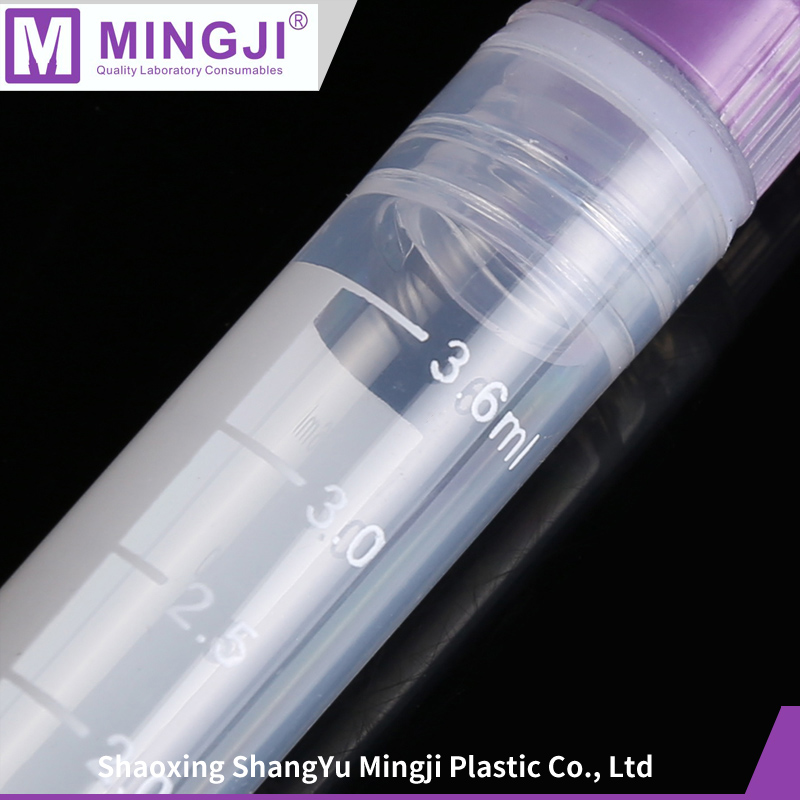 1-3.6ml cryovial tube freezing tube with screw cap for lab