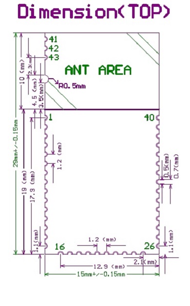 Build-in High performance stereo audio codec bluetooth module ble ios